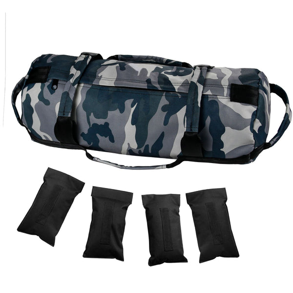 Camouflage Sports Fitness Weightlifting Bag - Blue Force Sports