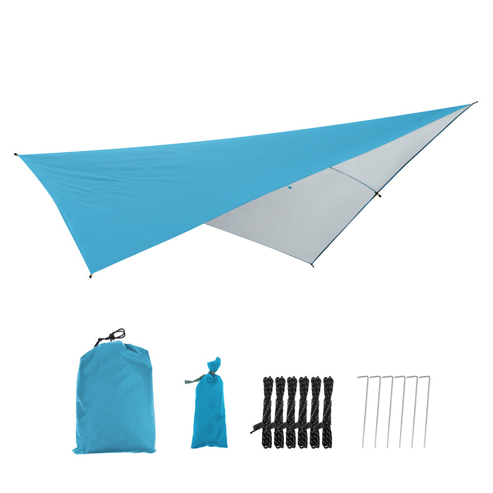 Camping Picnic Mat Beach Moisture-Proof Mat Rainproof Tent - Blue Force Sports