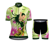 Summer SKY Short-sleeved Bib Cycling Jersey - Blue Force Sports