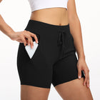Summer Stretch Training Pocket Fitness Shorts - Blue Force Sports
