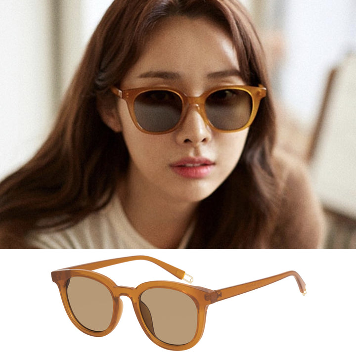 Net Celebrity Small-frame Glasses Korean Street Fashion Sunglasses Round Face - Blue Force Sports