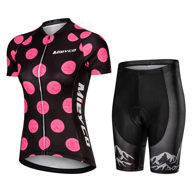 Pro Women Cycling Set Bike Clothing Female Racing Bicyc - Blue Force Sports