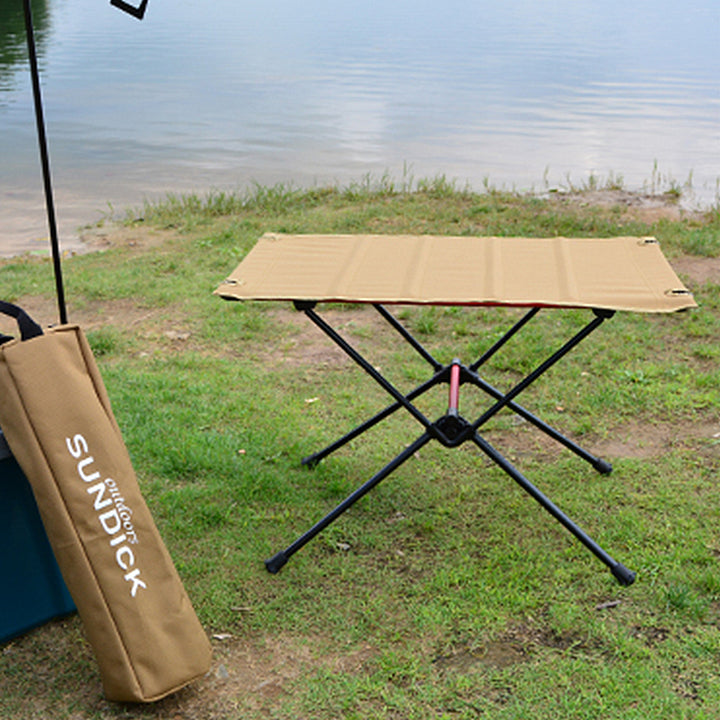 Outdoor Folding Table Camping Table Mesh BBQ Picnic Table - Blue Force Sports