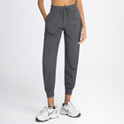 Drawstring Running Fitness Solid Color Pocket Casual Yoga Pants - Blue Force Sports