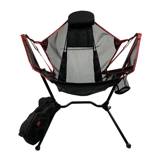 Convenient Simple Aluminum Moon Chair With Aluminum Backrest - Blue Force Sports