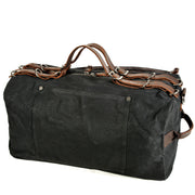 Distressed Thick Oil Wax Canvas Shoulder Handbag - Blue Force Sports