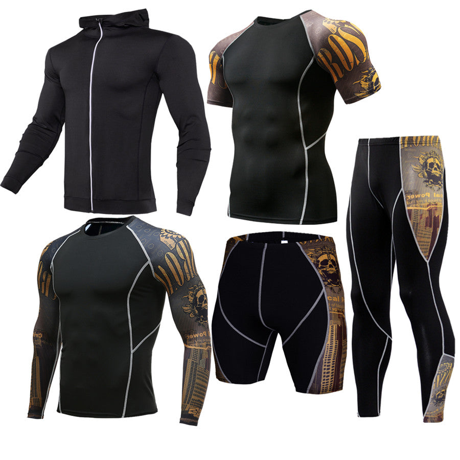 Sportswear quick-drying running suit - Blue Force Sports