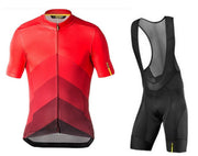 Mavic short-sleeved bib cycling jersey suit - Blue Force Sports