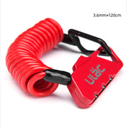ULAC portable helmet lock luggage lock bike lock - Blue Force Sports