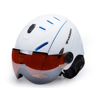safety helmet with goggles integrated - Blue Force Sports