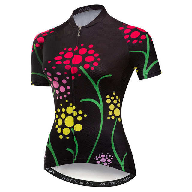 Women Cycling Jersey Shirt - Blue Force Sports