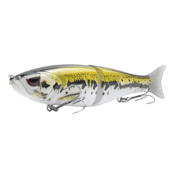 S-style Swimming Soft Tail Two-section Lure - Blue Force Sports