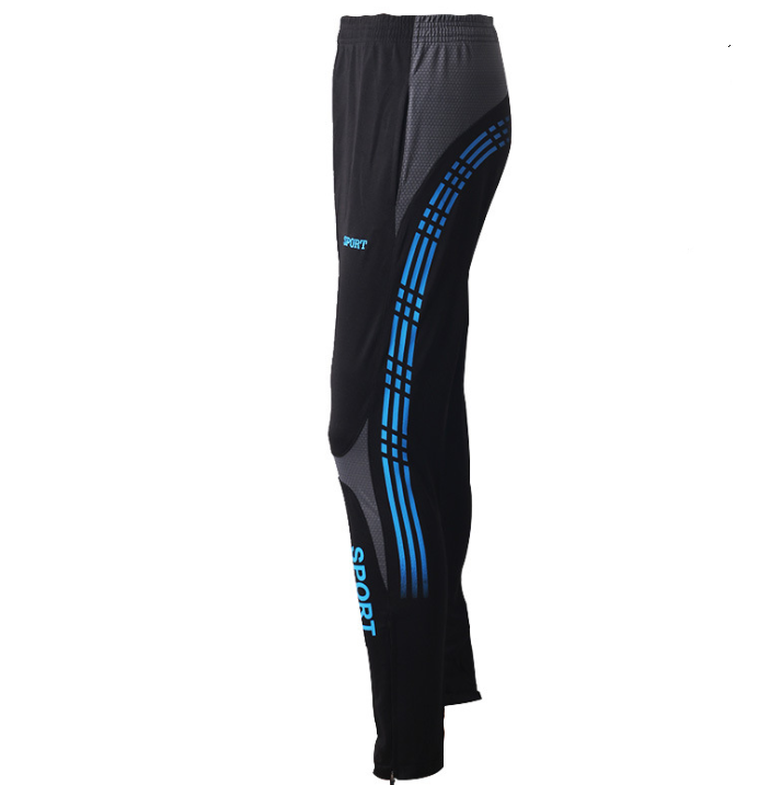 Man straight tube pants leisure pants thin outdoor fitness running FOOTBALL PANTS fast dry casual clothing wholesale - Blue Force Sports