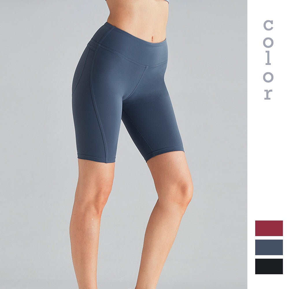 Stretch and quick-drying fitness five-point shorts - Blue Force Sports