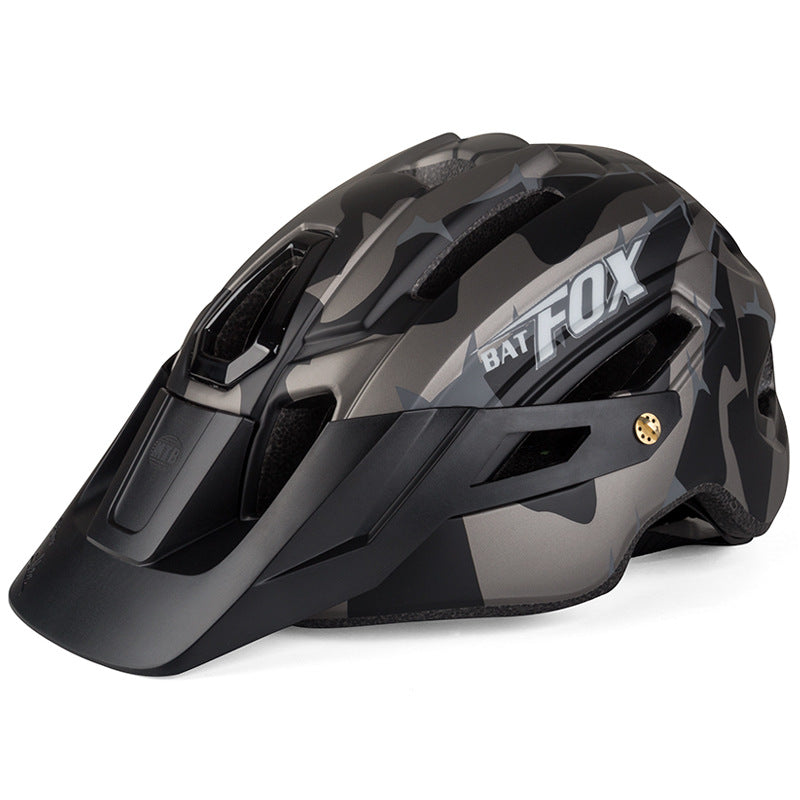 Manta Raccoon Bicycle Mountain Bike Integrated Riding Helmet - Blue Force Sports