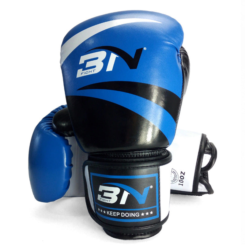 Boxing gloves fighting Muay Thai training punching punching gloves - Blue Force Sports