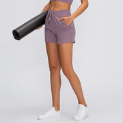 Pocket elastic yoga shorts - Blue Force Sports