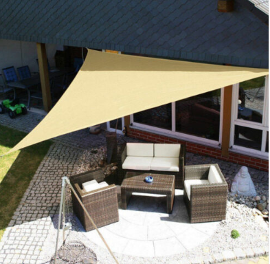 Outdoor sunshade triangle canopy rain canopy landscape sunshade sunshade canopy - Blue Force Sports