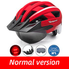 Driving helmet LED USB rechargeable bicycle helmet - Blue Force Sports