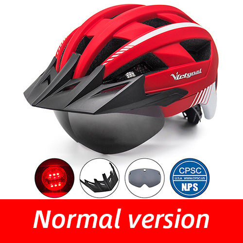 Driving helmet LED USB rechargeable bicycle helmet - Blue Force Sports