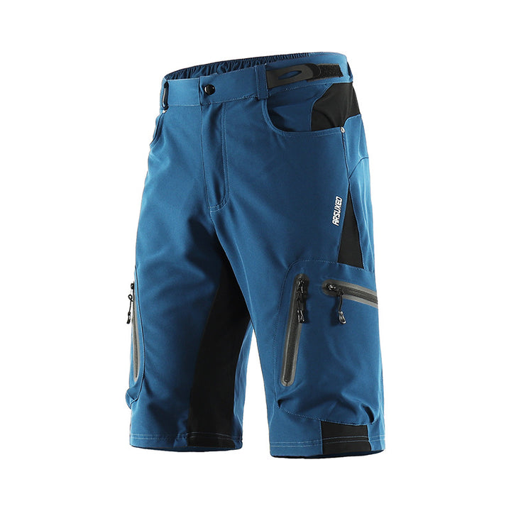 Outdoor Mountaineering Downhill Off Road Mountain Bike Five Point Cycling Shorts - Blue Force Sports