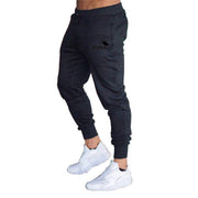 Sport European and American fitness printed casual trousers - Blue Force Sports