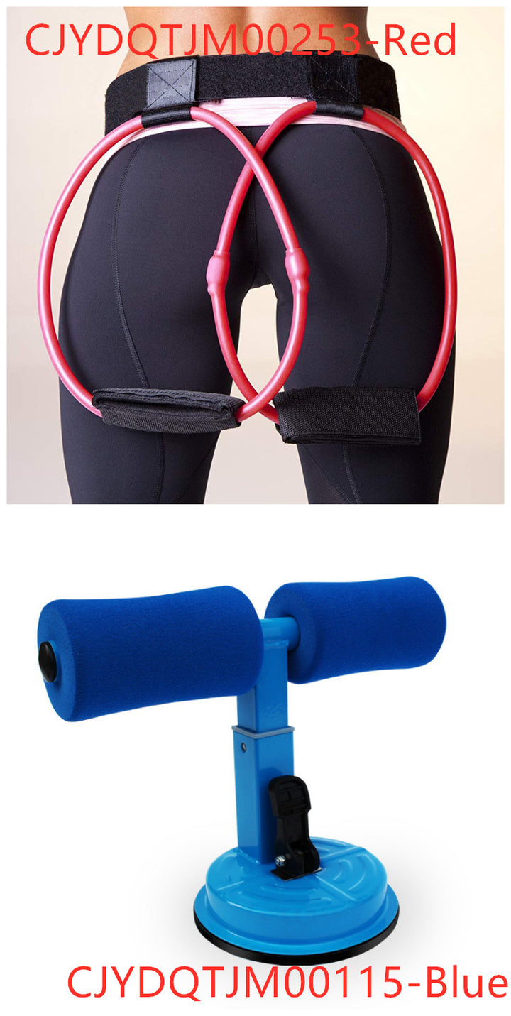 Fitness Women Body Butt Band Resistance Bands Adjustable Waist Belt Pedal Exerciser - Blue Force Sports