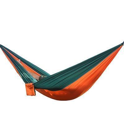 Backpacking Hammock - Portable Nylon Parachute Outdoor Double Hammock - Blue Force Sports