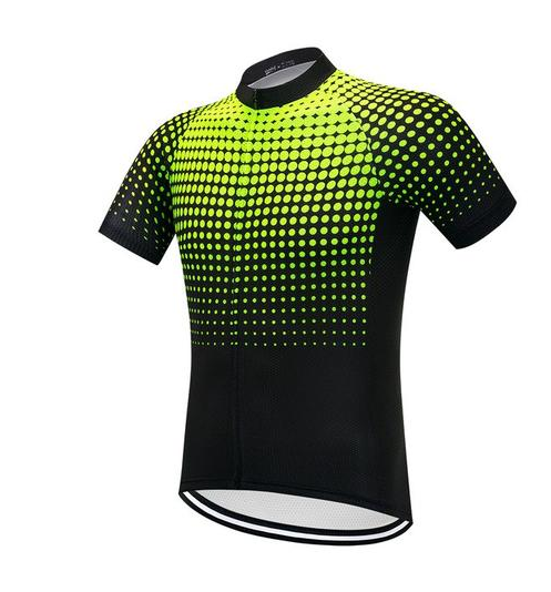 Cycling Jersey - Neon Yellow - Blue Force Sports