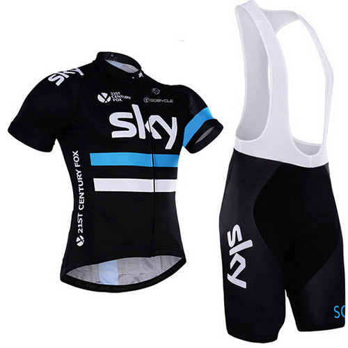 SKY short-sleeved overalls cycling suit - Blue Force Sports