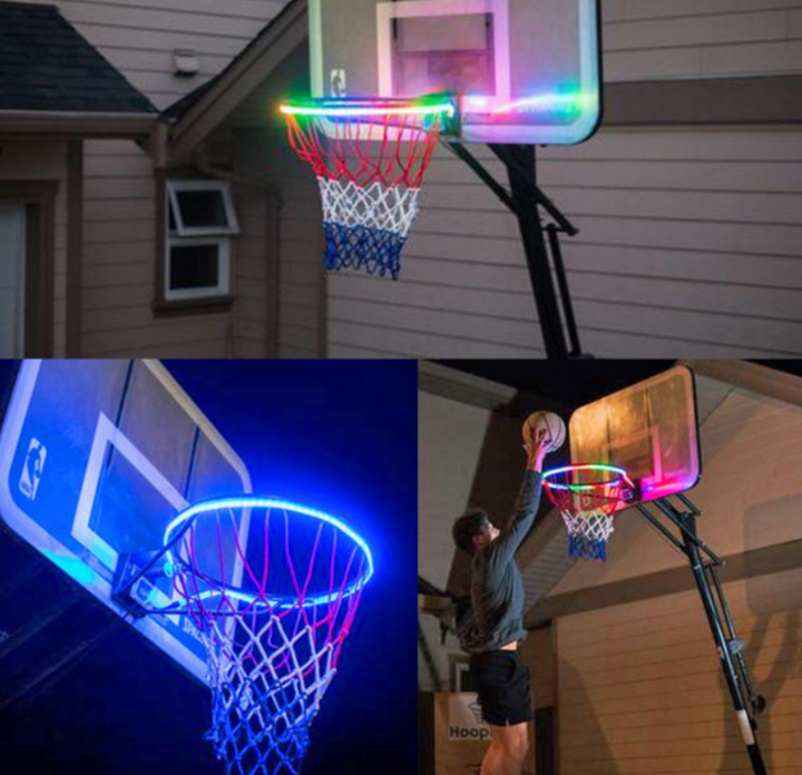 Induction Color Changing Basketball Frame Light - Blue Force Sports