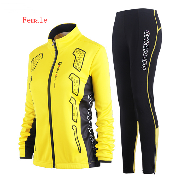 Spring and autumn bicycle Jersey long-sleeved suit men and women models mountain bike team version of clothes autumn and winter coat - Blue Force Sports