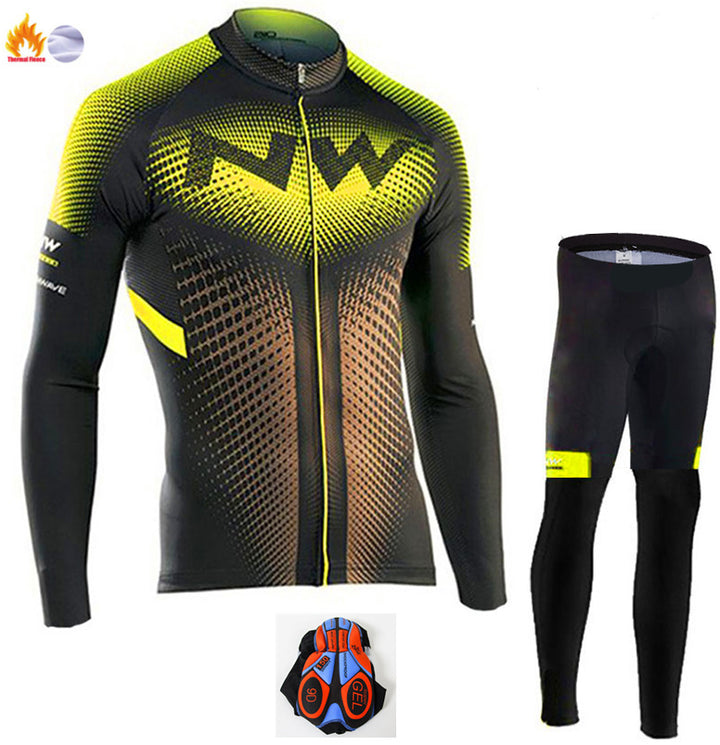 Cycling jersey long sleeve suit - Blue Force Sports