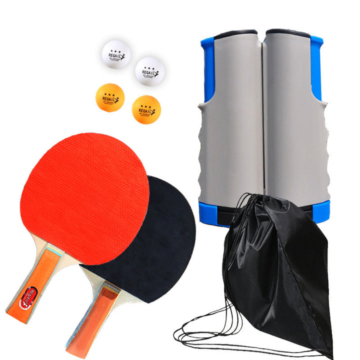 Retractable and Portable Table Tennis Racket Set - Blue Force Sports