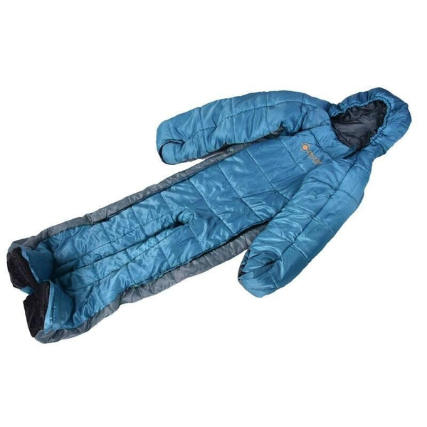Versatile 3-Season Humanoid Sleeping Bag for Outdoor Enthusiasts