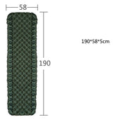 Outdoor Tent Exposed Single Inflatable Mattress - Blue Force Sports