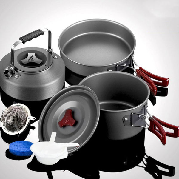 Picnic cookware set camping pot set camping pot - Blue Force Sports