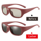 Photochromic Sunglasses with Polarized Transition Eyewear - Blue Force Sports