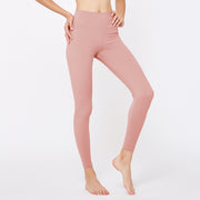 Women's Double Sided Nylon Nude Yoga Pants - Blue Force Sports