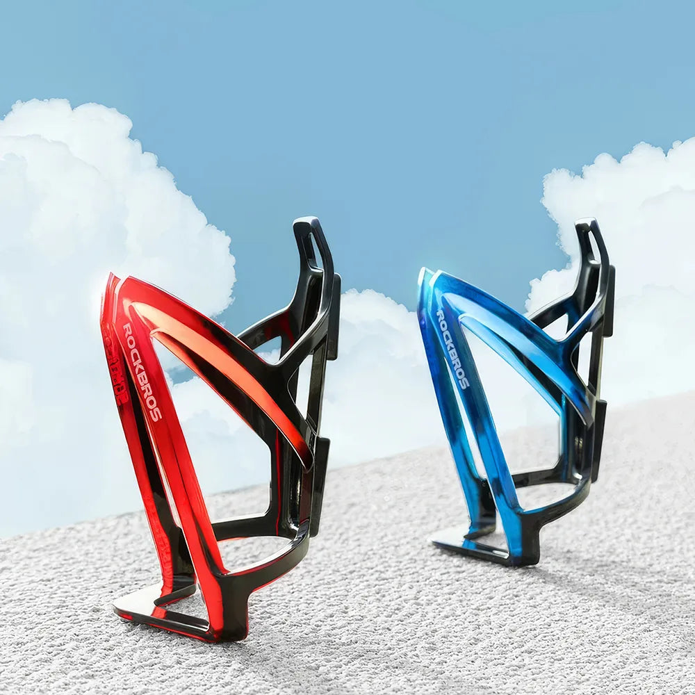 Farbenfroher, leichter Flaschenhalter fürs Fahrrad