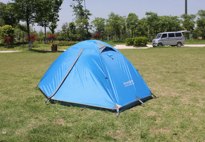 Outdoor Double Camping Rainproof Tents Outdoor Camping High Mountain Snowfield Ultra-light Camping Equipment - Blue Force Sports