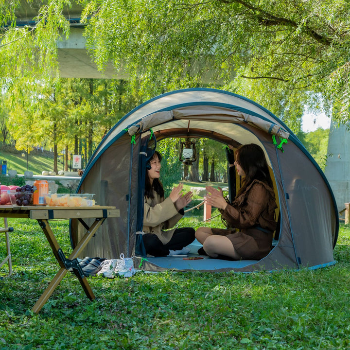 Outdoor Supplies Single Layer Automatic Speed Open Tent Camping - Blue Force Sports