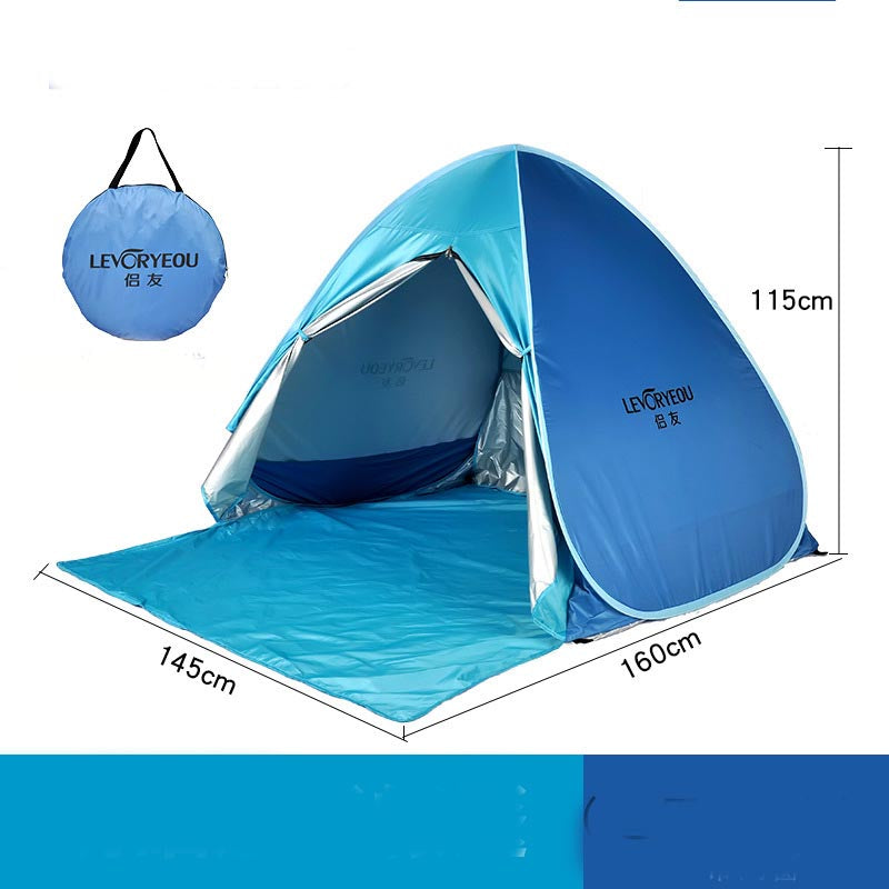 Outdoor Convenient Quick-open Curtain Tent - Blue Force Sports