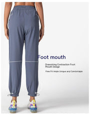 Sports Pants Female Loose Tappered Running Trousers - Blue Force Sports