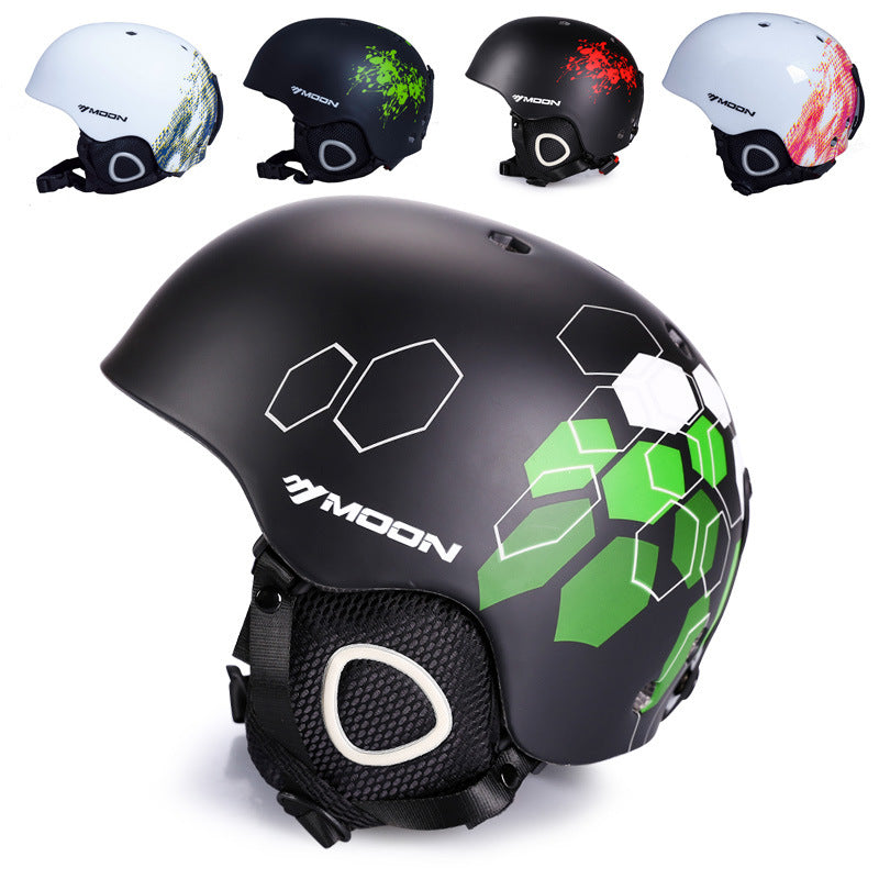 Ski Helmet Snow Safety Helmet Protective Gear Sports Equipment Head Protection Integrated - Blue Force Sports