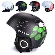 Ski Helmet Snow Safety Helmet Protective Gear Sports Equipment Head Protection Integrated - Blue Force Sports