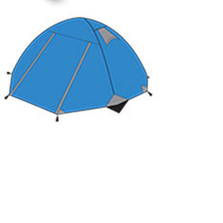 Triple Double Double Double Door Aluminum Pole Camping Tent - Blue Force Sports