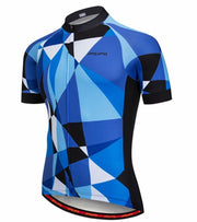 Men's And Women's Summer Cycling Jersey Tops, Breathable Outdoor Cycling Jerseys - Blue Force Sports