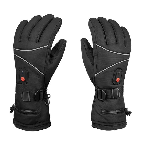 Waterproof, Windproof Electric Heated Gloves with Touchscreen
