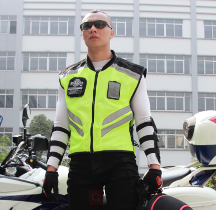 Reflective Vest Riding Motorcycle riding reflective vest – Blue Force Sports
